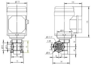 FRV worm gearbox