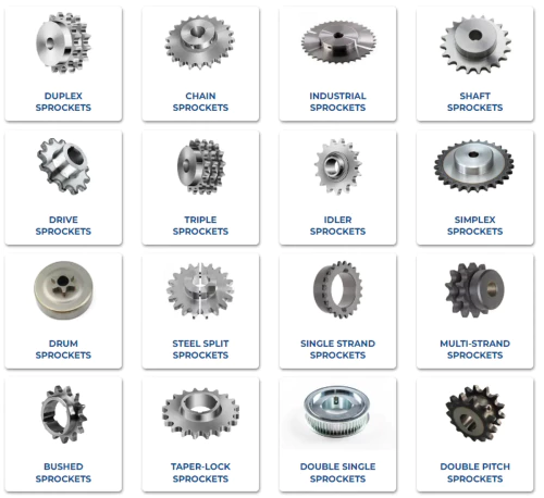 Sprockets and Conveyor Chain Image